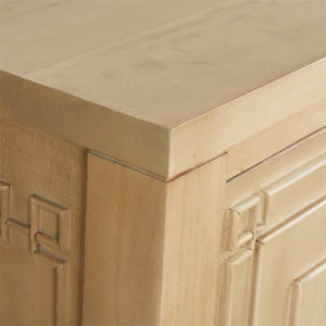 Knightsbridge Long Narrow Sideboard in Fruitwood-Blue Hand Home