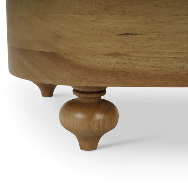 Fenchurch Solid Wood Bedside Table-Blue Hand Home