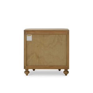 Fenchurch Solid Wood Bedside Table-Blue Hand Home