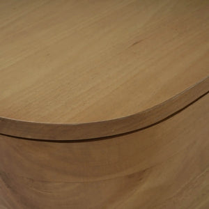 Fenchurch Solid Wood Bedside Table-Blue Hand Home