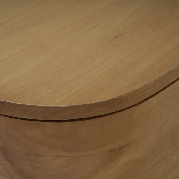 Fenchurch Solid Wood Bedside Table-Blue Hand Home