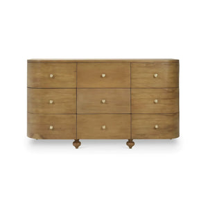 Fenchurch Solid Wood 9 Drawer Dresser-Blue Hand Home
