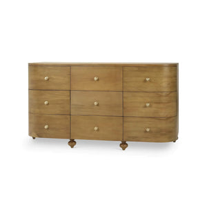 Fenchurch Solid Wood 9 Drawer Dresser-Blue Hand Home