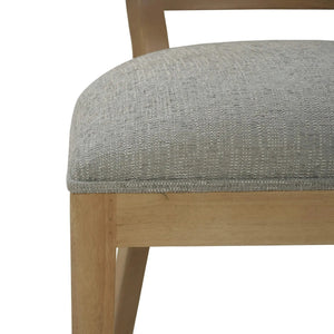 Aldgate Dining Chair w/ Rattan Back-Blue Hand Home