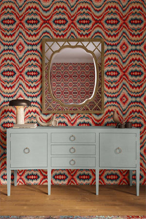 Biarritz Mirror in Antique French Oak-Blue Hand Home