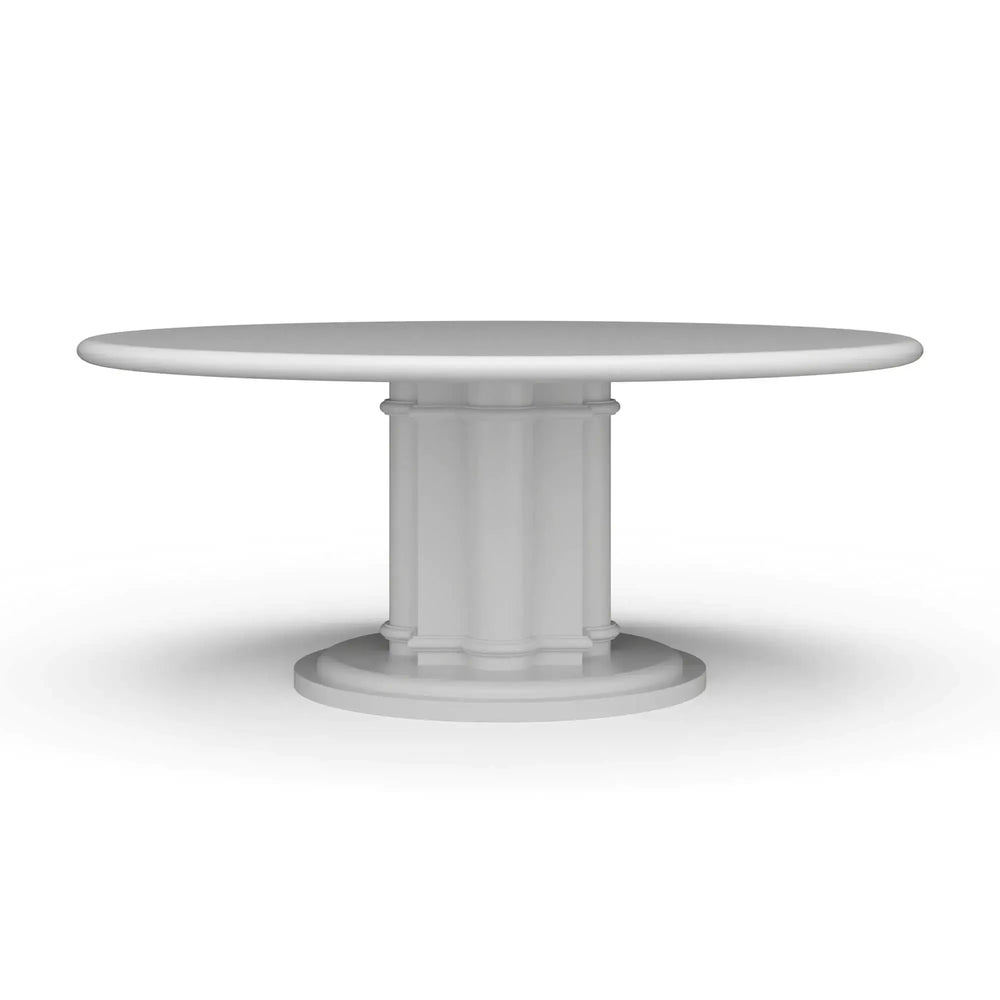 Hobsons Round Dining Table 72''-Blue Hand Home