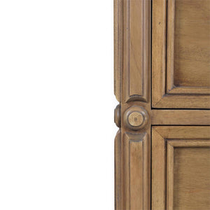 Chalfont 2 Drawer Bedside Table in Antique French Oak-Blue Hand Home