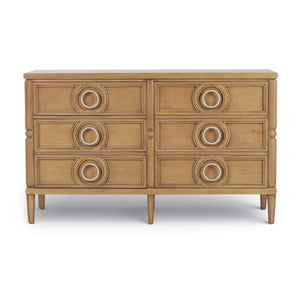 Chalfont 6 Drawer Dresser in Antique French Oak-Blue Hand Home