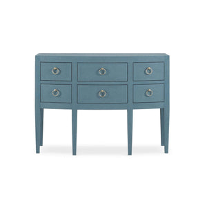 Seville Server Wrapped in Azure Linen-Blue Hand Home