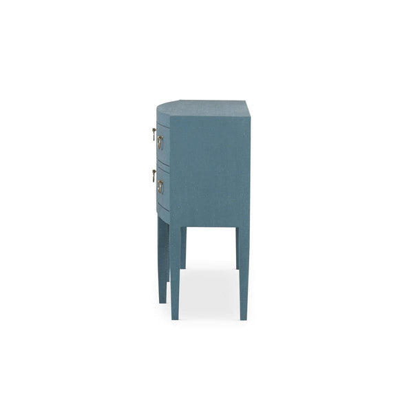 Seville Server Wrapped in Azure Linen-Blue Hand Home
