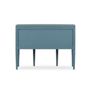 Seville Server Wrapped in Azure Linen-Blue Hand Home