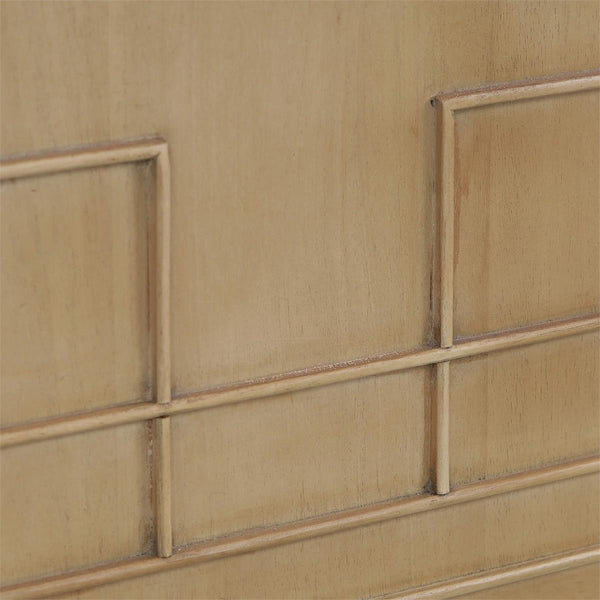 Knightsbridge Narrow 3 Door Sideboard in Fruitwood-Blue Hand Home