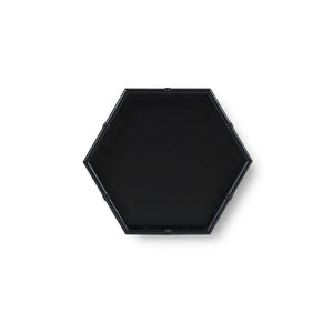 Grosvenor End Table in Batavia Black-Blue Hand Home