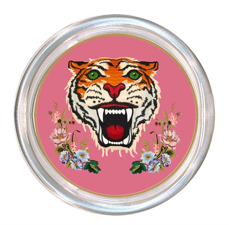 C9214- Pink Tiger Coaster-Blue Hand Home