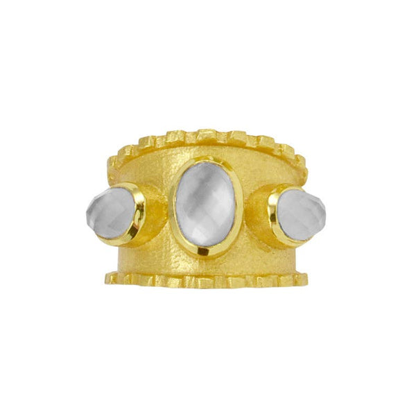MEDAGLIA RING-Blue Hand Home