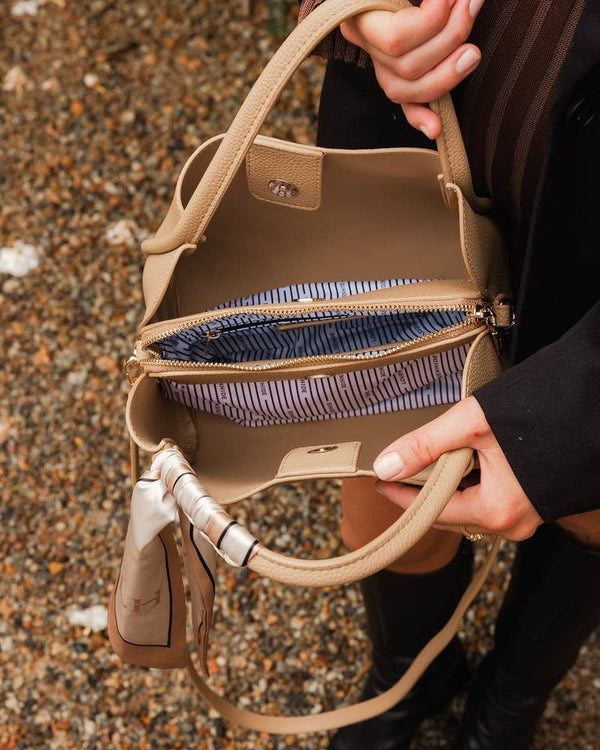 Steffie Mini Tote Bag - Biscuit