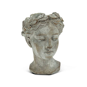Women Head Planter-Blue Hand Home