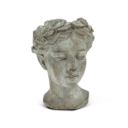 Women Head Planter-Blue Hand Home