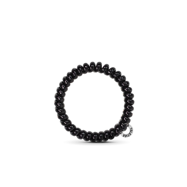 Spiral Hair Coils | Small | Jet Black Hair Ties-Blue Hand Home