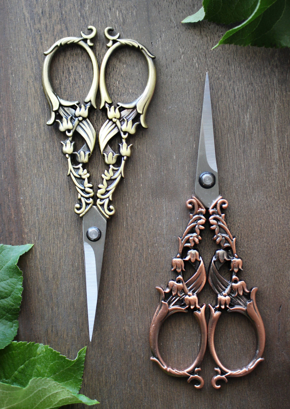 Tulip Garden Embroidery Scissors (Set of 3)-Blue Hand Home