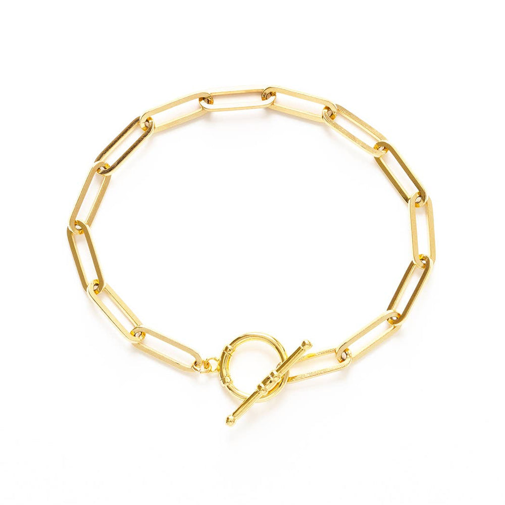 Toggle Clasp Roxy Bracelet-Blue Hand Home