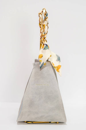 Leather Bucket Bag, Medium Size - The Millie-Blue Hand Home