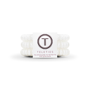 Spiral Hair Coils | Small | Coconut White Hair Ties-Blue Hand Home