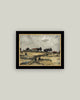Hillside Home Framed Antique Art-Blue Hand Home