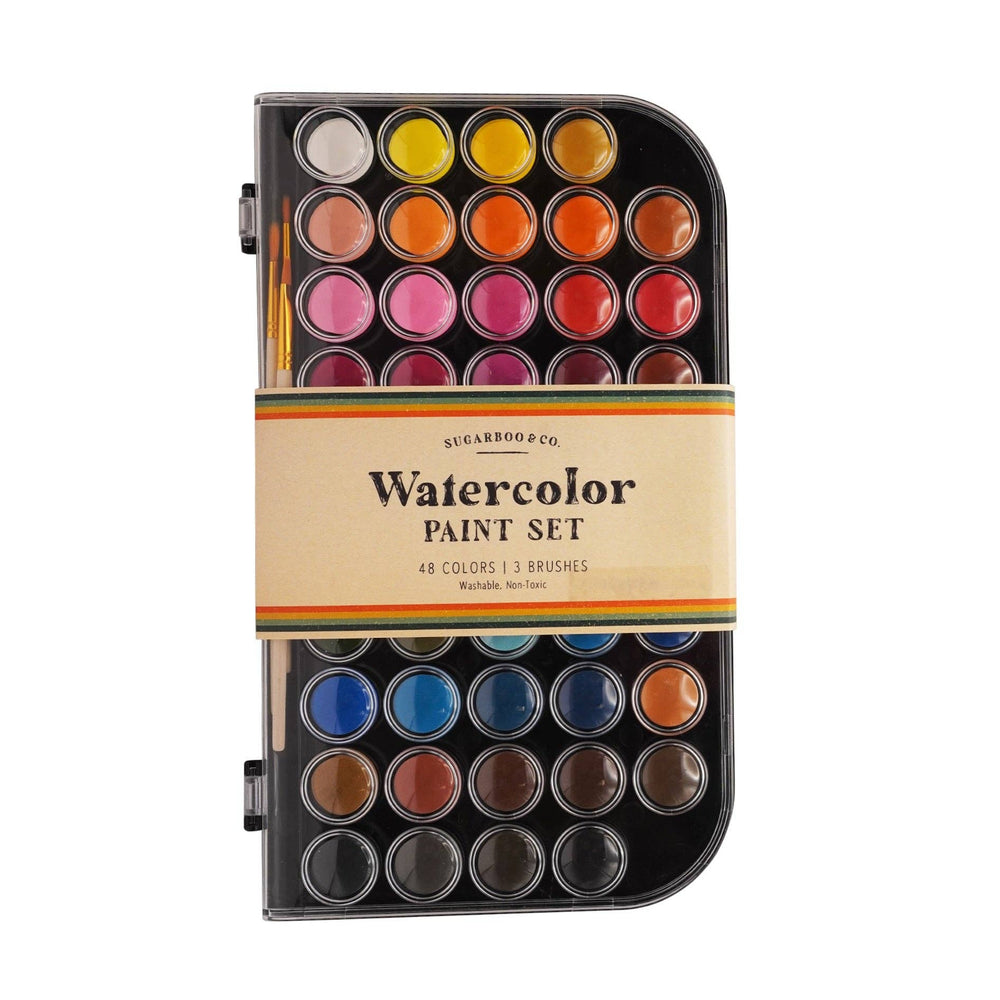 Watercolor Paint Set-Blue Hand Home