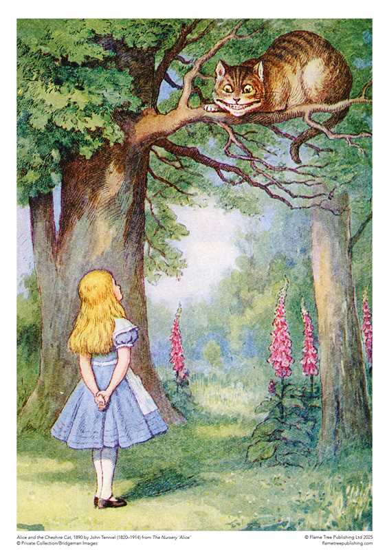 Adult Jigsaw Puzzle Alice and the Cheshire Cat by-Blue Hand Home
