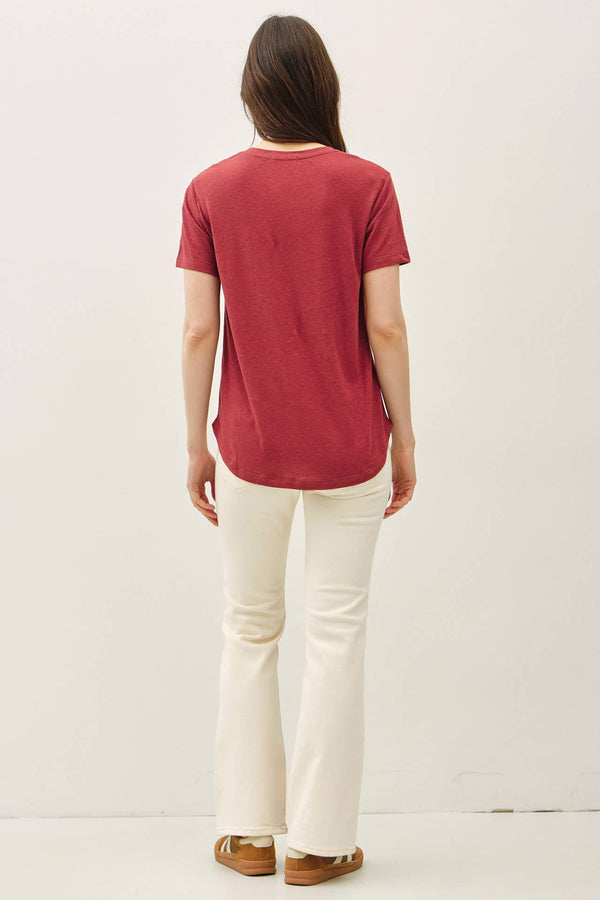 Basic V-Neck Short Sleeve T-Shirt