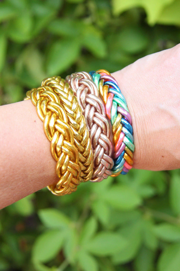 Pre-Order Braided Thai Buddhist Temple Bracelets, Assorted-Blue Hand Home