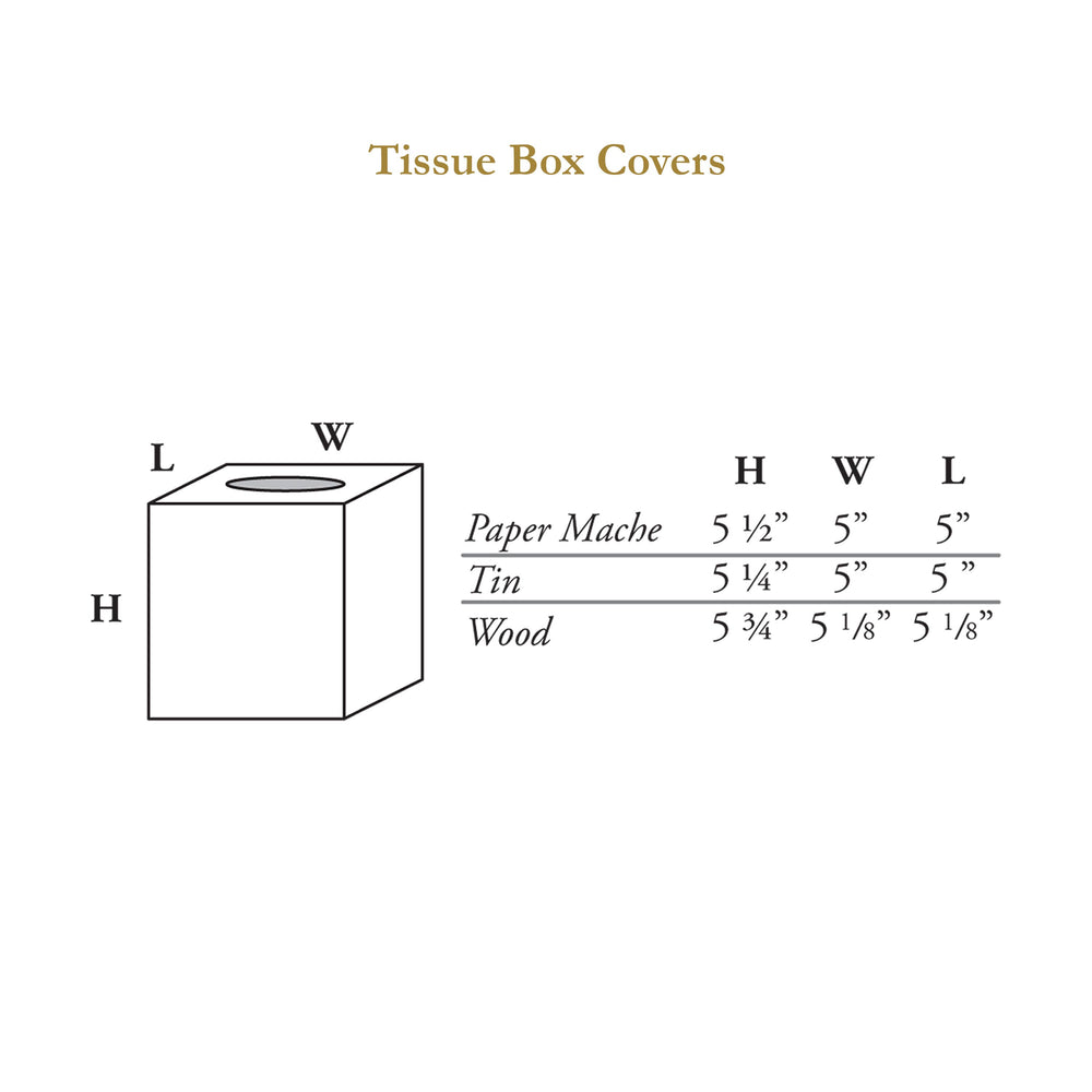 TB7901LP - Chinz Mist Laura Park Tissue Box Cover-Blue Hand Home