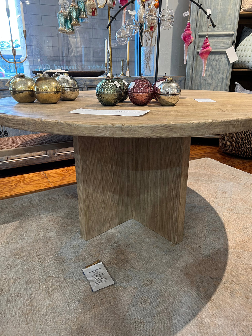 Harvey 60" Rd Dining Table-Blue Hand Home