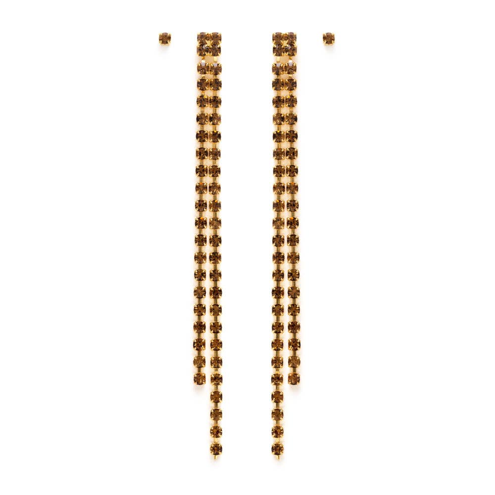 Holiday Dusters + Stud Earring Set-Blue Hand Home