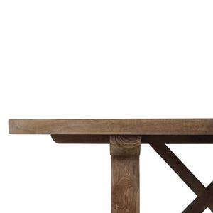 Silvia Dining Table 84" - Reclaimed Teak-Blue Hand Home