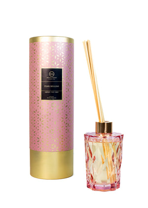 Pink Bellini Shimmer 7oz Reed Diffuser-Blue Hand Home