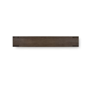 Tuscan Teak Console in Tuscan Brown w/ Weathered Teak Distress-Blue Hand Home