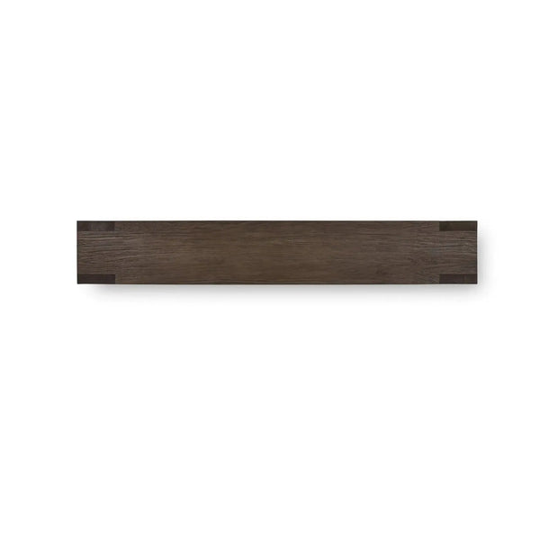 Tuscan Teak Console in Tuscan Brown w/ Weathered Teak Distress-Blue Hand Home