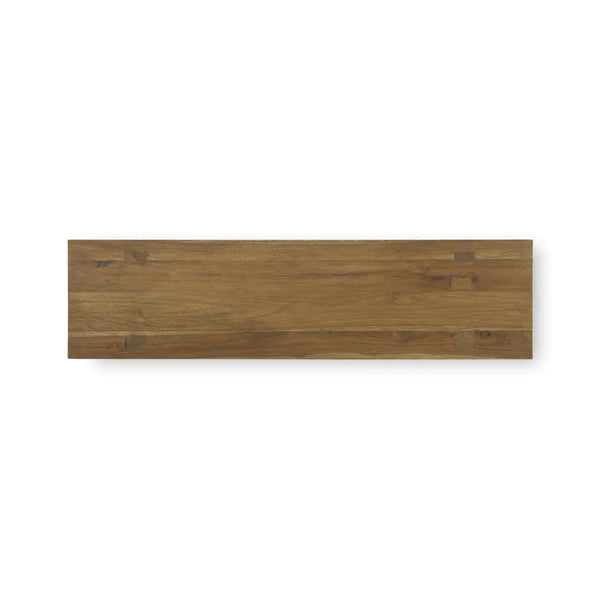 Rustic Reclaimed Teak Bench-Blue Hand Home