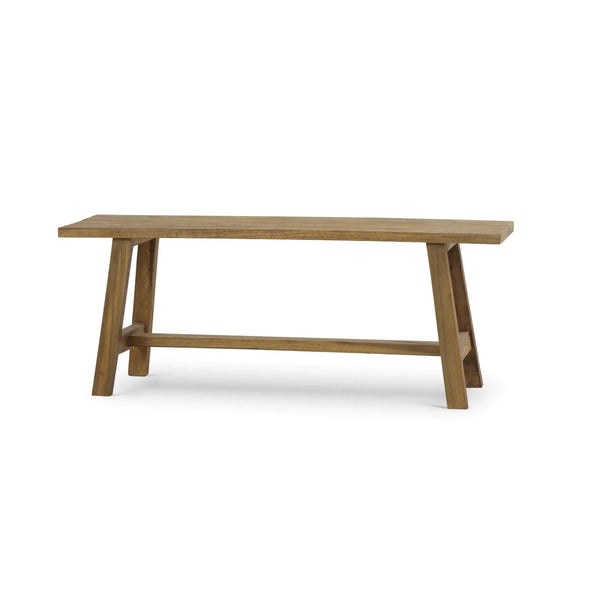 Rustic Reclaimed Teak Bench-Blue Hand Home