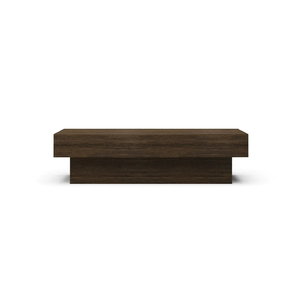 Tuscan Rustic Distressed Coffee Table - Teak-Blue Hand Home