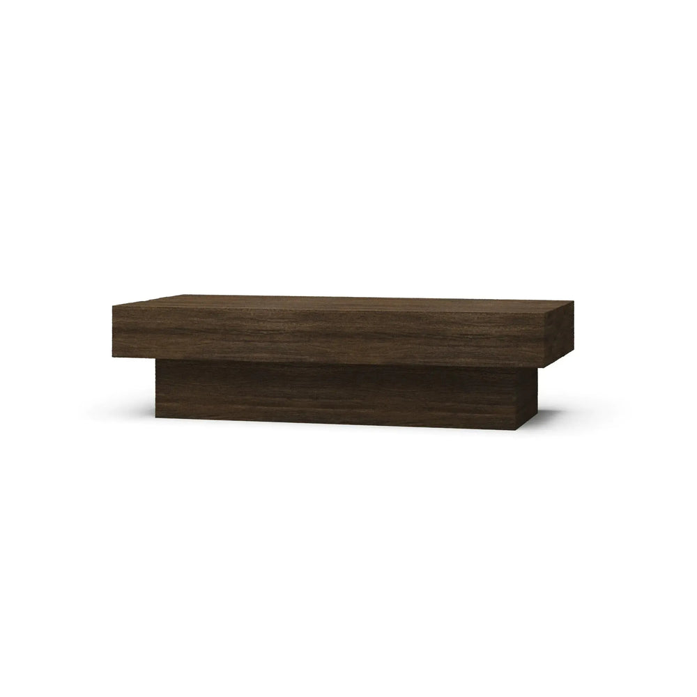Tuscan Rustic Distressed Coffee Table - Teak-Blue Hand Home