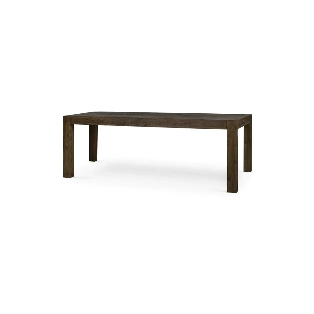 Tuscan Rustic Distressed Dining Table 72'' - Teak-Blue Hand Home