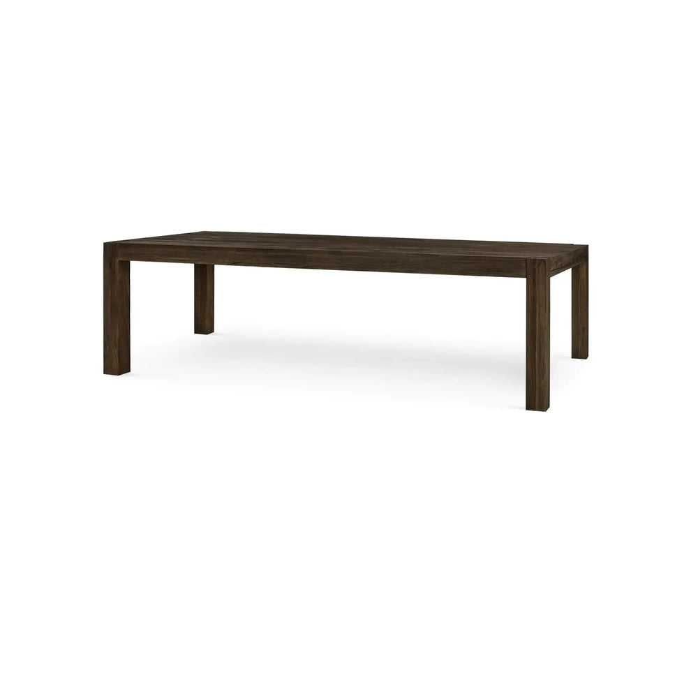 Tuscan Rustic Distressed Dining Table 96'' - Teak-Blue Hand Home