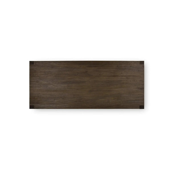 Tuscan Rustic Distressed Dining Table 96'' - Teak-Blue Hand Home