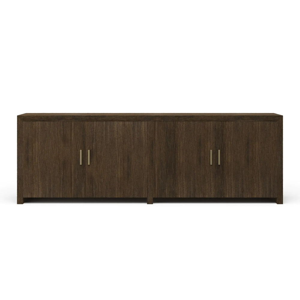 Tuscan Rustic Distressed Sideboard - Teak-Blue Hand Home