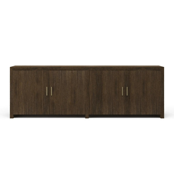 Tuscan Rustic Distressed Sideboard - Teak-Blue Hand Home