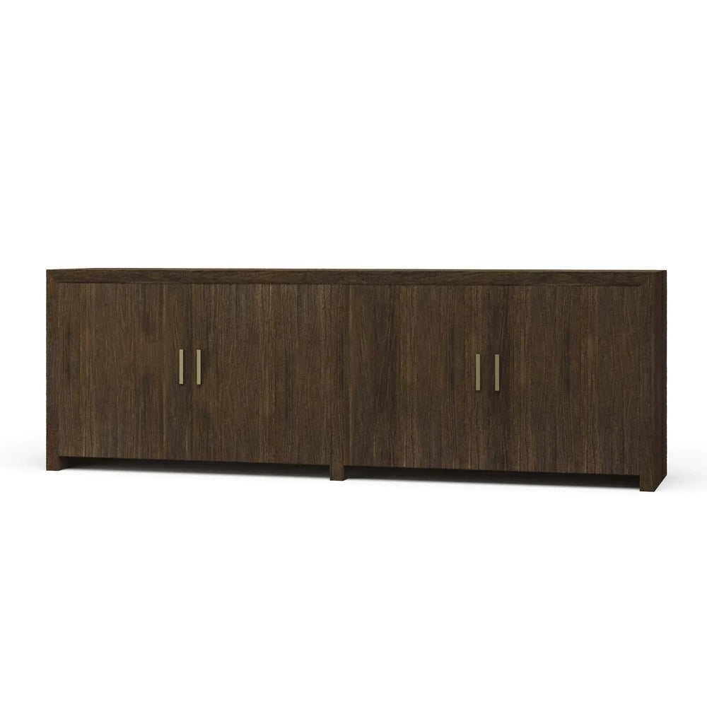 Tuscan Rustic Distressed Sideboard - Teak-Blue Hand Home