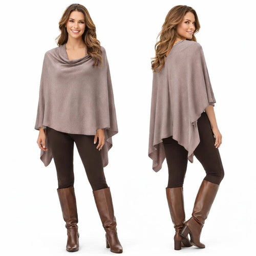 8672 - Cashmere Feel Ponchos
